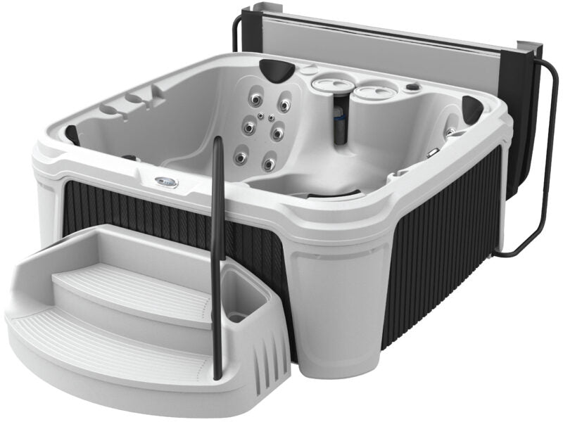 A DayDream 3500L 6-Person 35-Jet Plug and Play Hot Tub with Waterfall