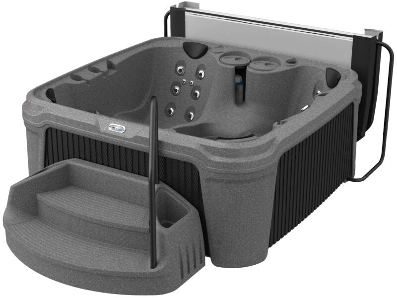 A DayDream 3500L 6-Person 35-Jet Plug and Play Hot Tub with Waterfall