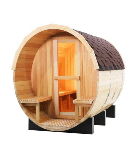 4 Person Barrel Sauna